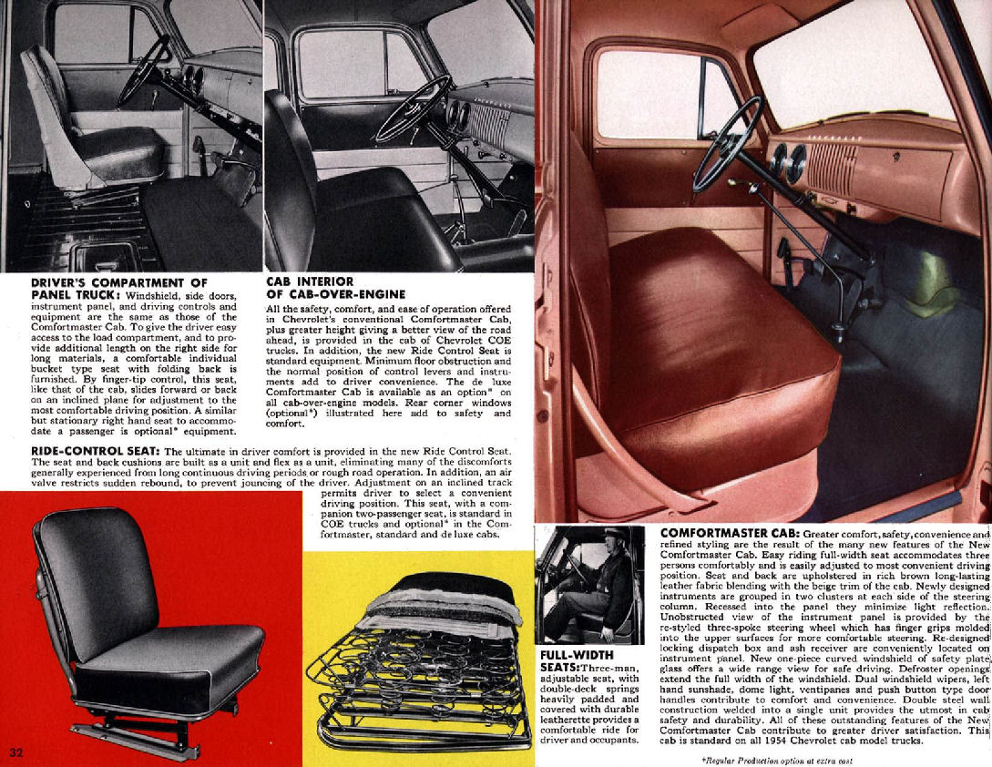 1954 Chevrolet Trucks Brochure Page 2